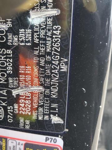 Photo 14 from auction – 2016 KIA SOUL with VIN KNDJN2A24G7263143
