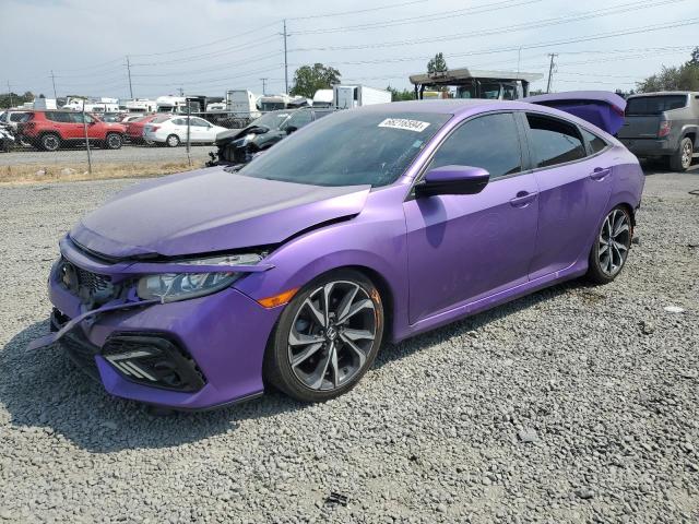HONDA CIVIC SI 2018 with VIN 2HGFC1E55JH708853 - Photo from auction