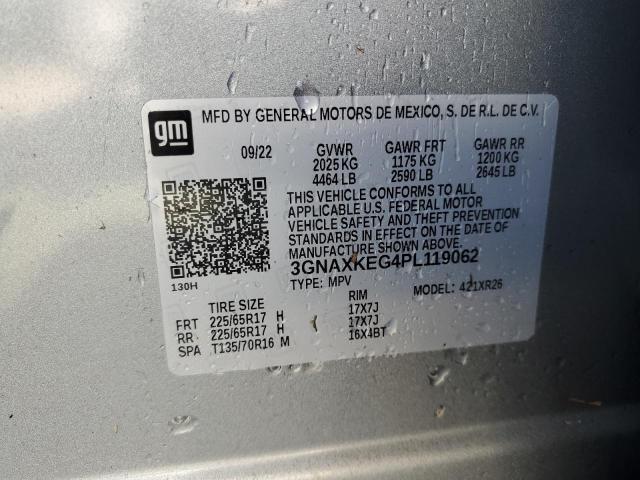 Photo 14 from auction – 2023 CHEVROLET EQUINOX LT with VIN 3GNAXKEG4PL119062