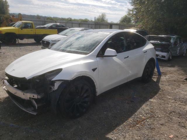 TESLA MODEL Y 2022 with VIN 7SAYGDEF3NF560996 - Photo from auction