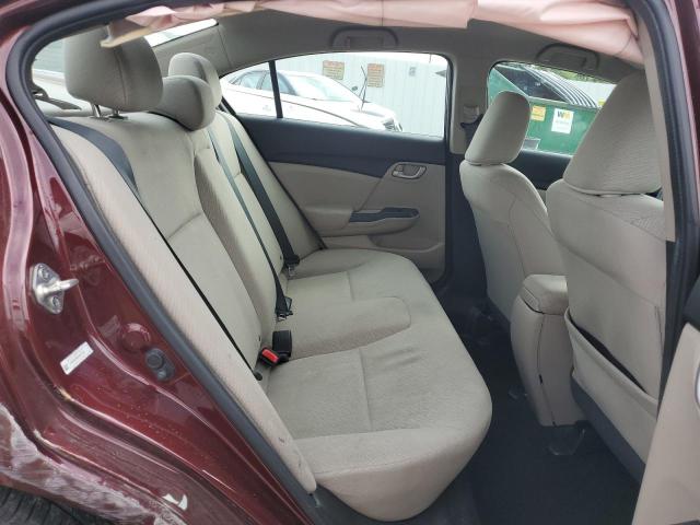 Photo 10 from auction – 2013 HONDA CIVIC LX with VIN 19XFB2F58DE051729