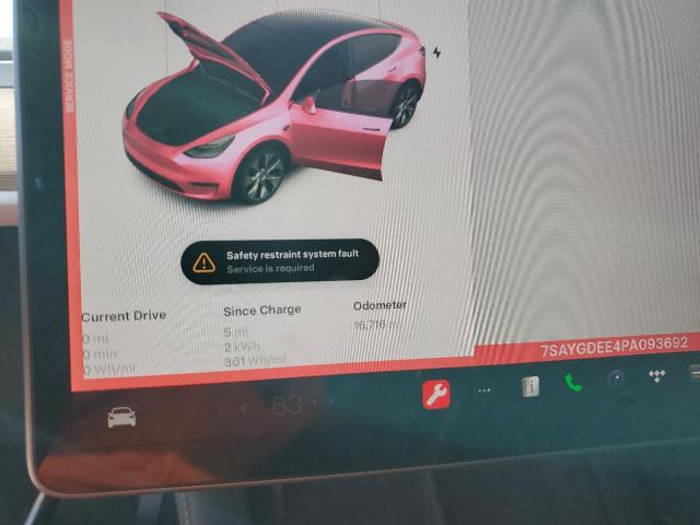 Photo 9 from auction – 2023 TESLA MODEL Y with VIN 7SAYGDEE4PA093692