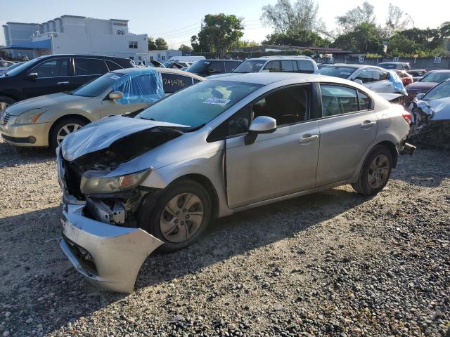 Photo 1 from auction – 2013 HONDA CIVIC LX with VIN 19XFB2F5XDE014942