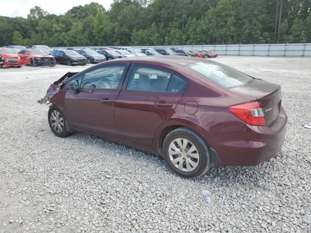Photo 2 from auction – 2012 HONDA CIVIC LX with VIN 19XFB2F56CE073372