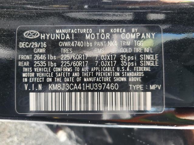 Photo 14 from auction – 2017 HYUNDAI TUCSON LIM with VIN KM8J3CA41HU397460