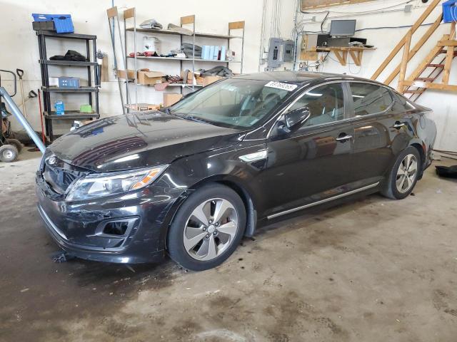 KIA OPTIMA HYB 2014 with VIN KNAGN4AD9E5067728 - Photo from auction