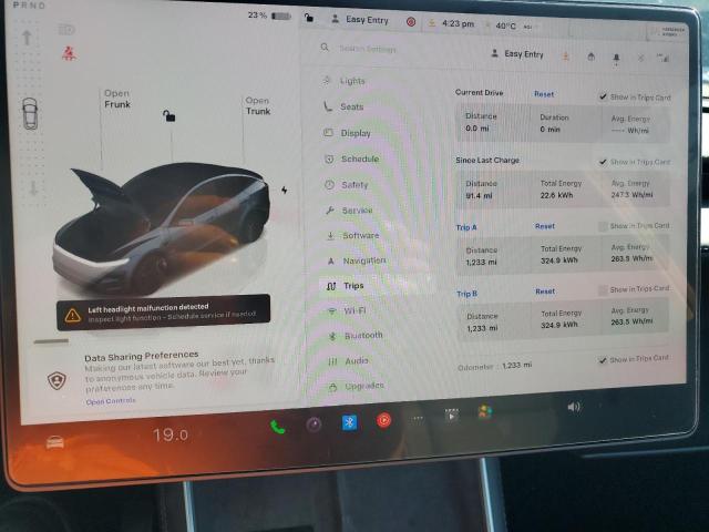 Photo 9 from auction – 2026 TESLA MODEL Y with VIN 7SAYGDEE9TF402277