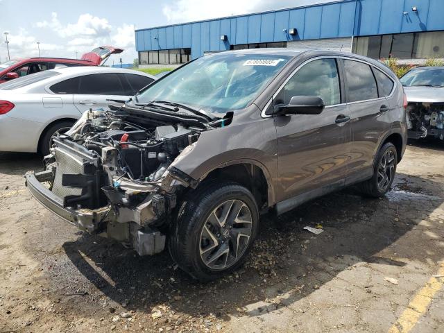 HONDA CR-V SE 2016 with VIN 5J6RM4H49GL025444 - Photo from auction