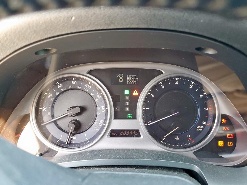 Photo 9 from auction – 2008 LEXUS IS 250 with VIN JTHBK262285076162