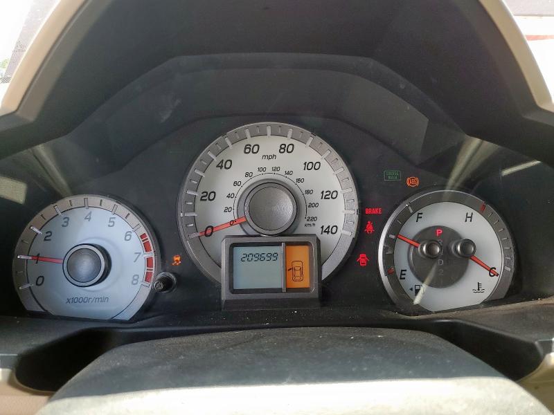 Photo 9 from auction – 2012 HONDA PILOT LX with VIN 5FNYF3H24CB008715