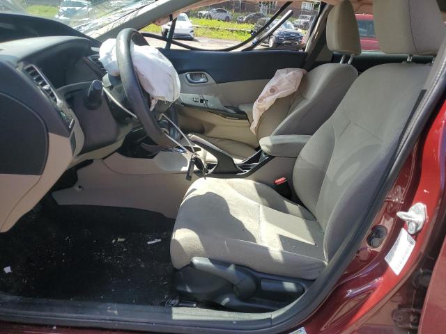 Photo 7 from auction – 2013 HONDA CIVIC LX with VIN 2HGFB2F58DH555414