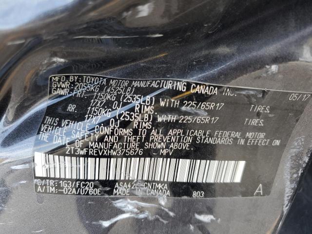 Photo 14 from auction – 2017 TOYOTA RAV4 XLE with VIN 2T3WFREVXHW375676