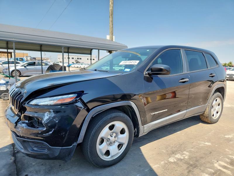 JEEP CHEROKEE S 2015 with VIN 1C4PJLAB7FW579197 - Photo from auction