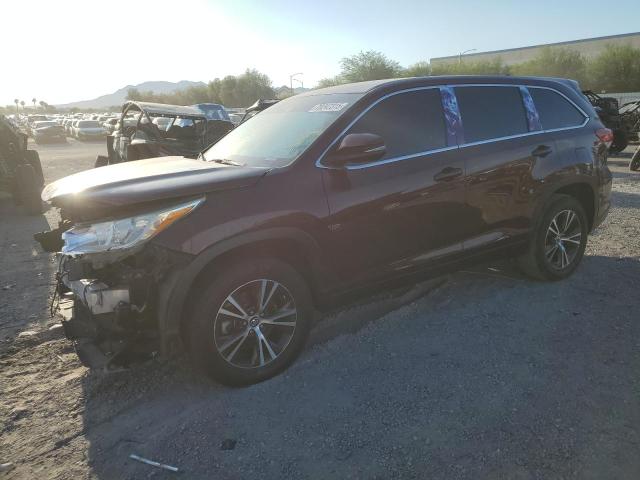 TOYOTA HIGHLANDER LE 2019 with VIN 5TDZZRFH5KS305900 - Photo from auction