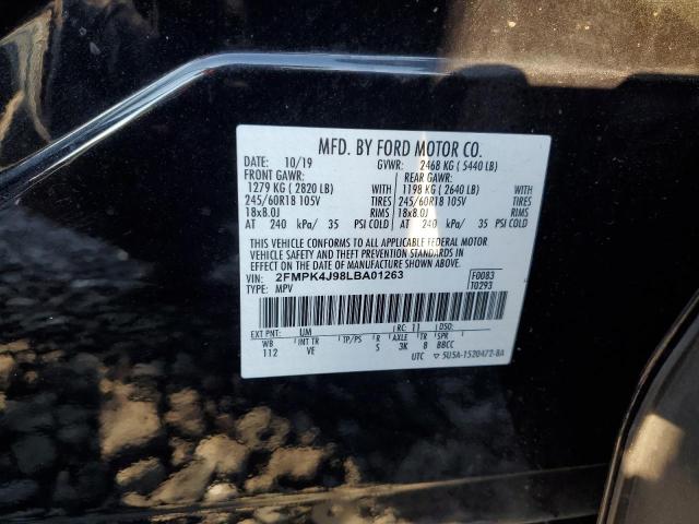 Photo 14 from auction – 2020 FORD EDGE SEL with VIN 2FMPK4J98LBA01263