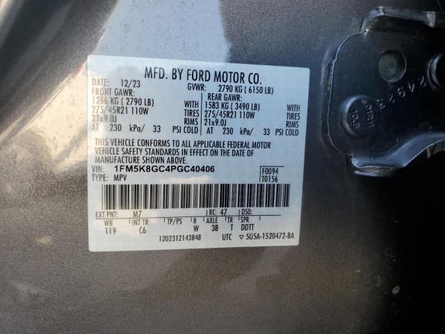 Photo 14 from auction – 2023 FORD EXPLORER S with VIN 1FM5K8GC4PGC40406
