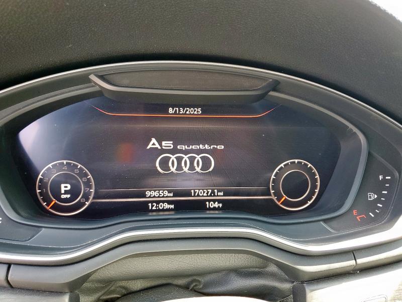 Photo 9 from auction – 2019 AUDI A5 PREMIUM with VIN WAUENCF52KA025276