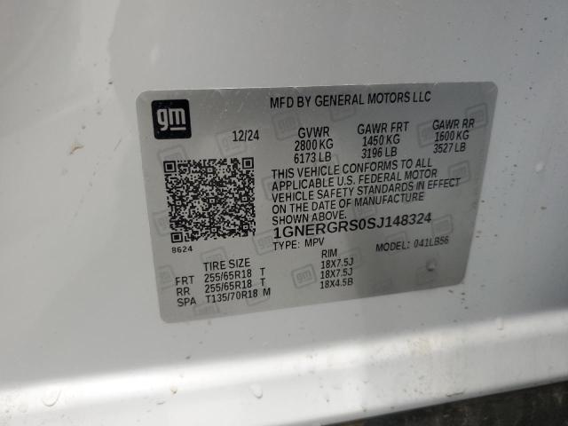 Photo 14 from auction – 2025 CHEVROLET TRAVERSE L with VIN 1GNERGRS0SJ148324