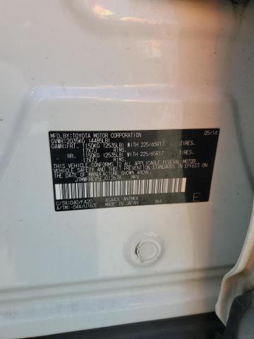 Photo 14 from auction – 2014 TOYOTA RAV4 XLE with VIN JTMWFREV5EJ012678
