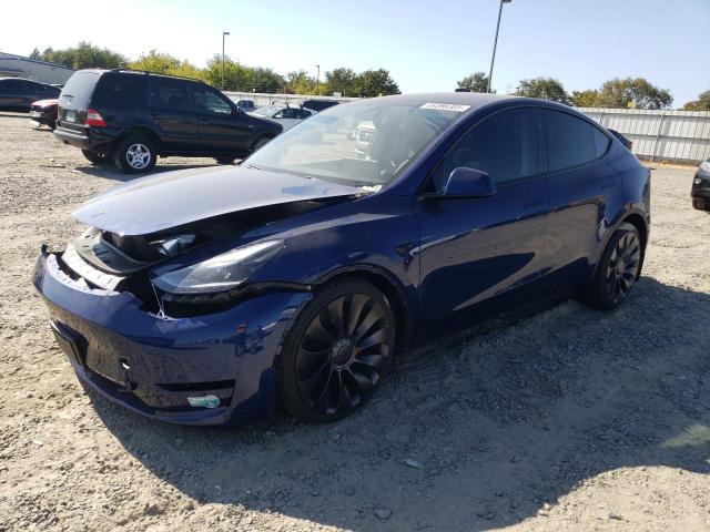 TESLA MODEL Y 2025 with VIN 7SAYGDEF3SF260614 - Photo from auction