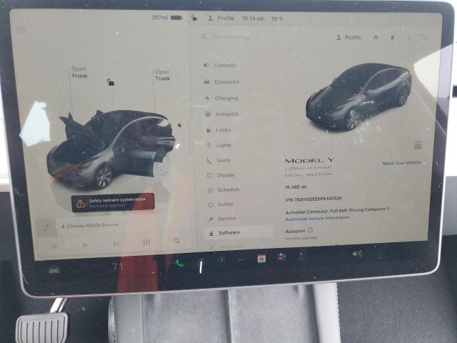 Photo 9 from auction – 2023 TESLA MODEL Y with VIN 7SAYGDEE6PA125929