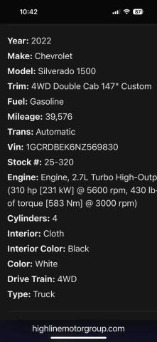 Photo 10 from auction – 2022 CHEVROLET SILVERADO with VIN 1GCRDBEK6NZ569830