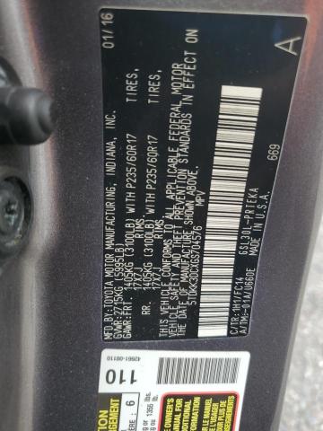 Photo 14 from auction – 2016 TOYOTA SIENNA LE with VIN 5TDKK3DCXGS704576