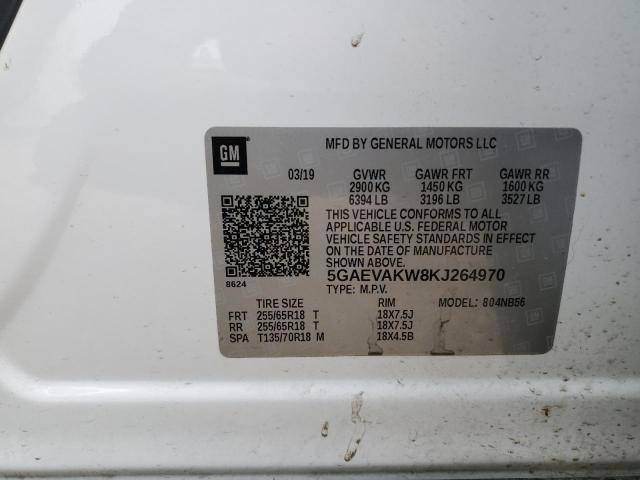 Photo 14 from auction – 2019 BUICK ENCLAVE ES with VIN 5GAEVAKW8KJ264970