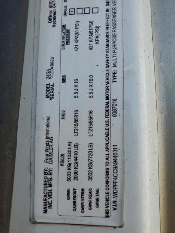 Photo 10 from auction – 2010 FREIGHTLINER SPRINTER with VIN WDPPF4CC9A9446311