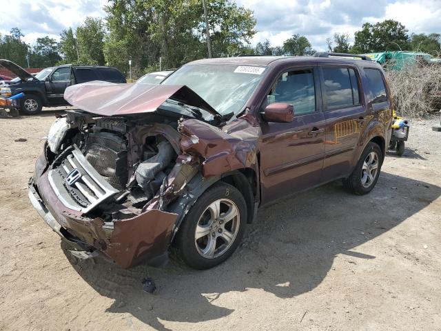 HONDA PILOT EXL 2015 with VIN 5FNYF4H55FB040870 - Photo from auction