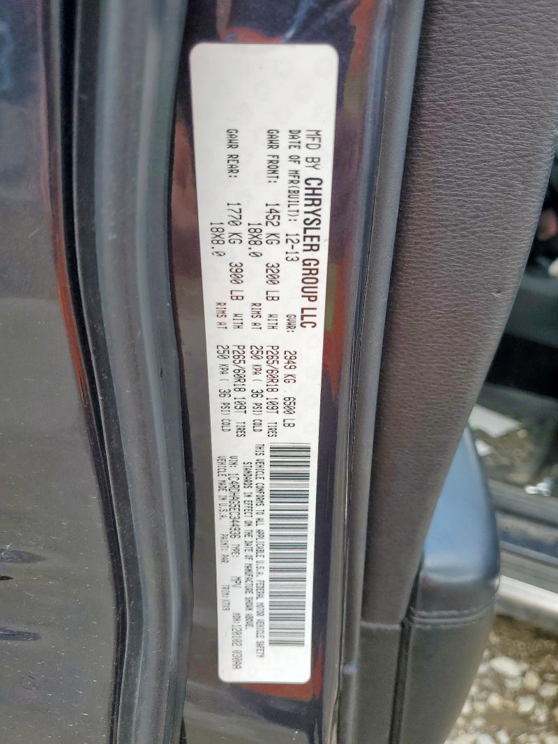 Photo 14 from auction – 2014 DODGE DURANGO SX with VIN 1C4RDHAG5EC344936
