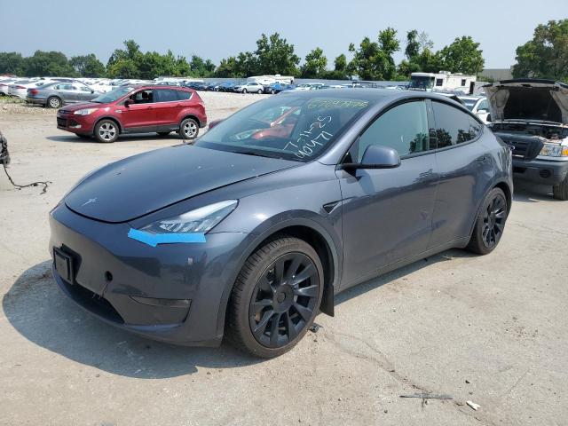 TESLA MODEL Y 2021 with VIN 5YJYGDEE1MF125171 - Photo from auction