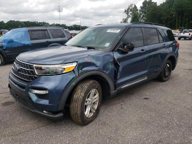 FORD EXPLORER X 2020 with VIN 1FMSK7DH0LGA76787 - Photo from auction