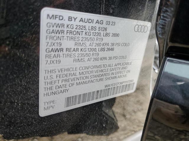 Photo 14 from auction – 2023 AUDI Q3 PREMIUM with VIN WA1EECF36P1117283