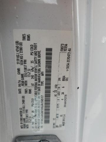Photo 14 from auction – 2017 FORD ESCAPE with VIN 1FMCU0G91HUA19517