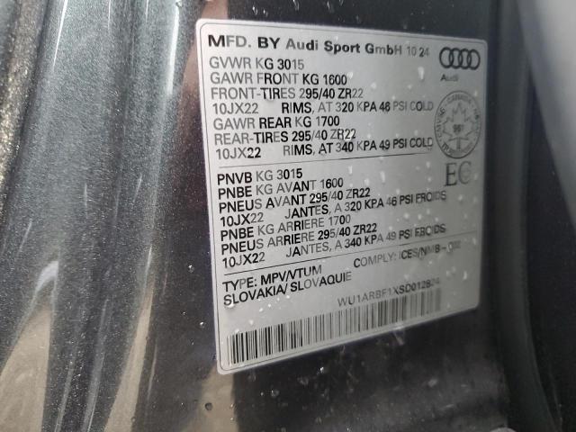 Photo 14 from auction – 2025 AUDI RS Q8 with VIN WU1ARBF1XSD012824