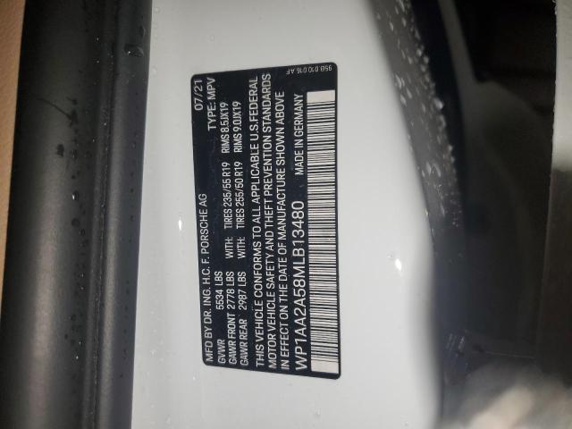 Photo 14 from auction – 2021 PORSCHE MACAN with VIN WP1AA2A58MLB13480