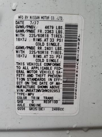 Photo 14 from auction – 2017 NISSAN ROGUE S with VIN JN8AT2MV3HW282953