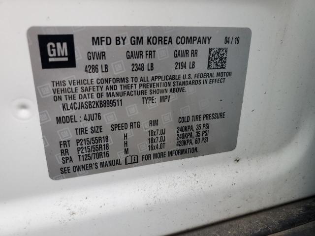 Photo 14 from auction – 2019 BUICK ENCORE PRE with VIN KL4CJASB2KB899511