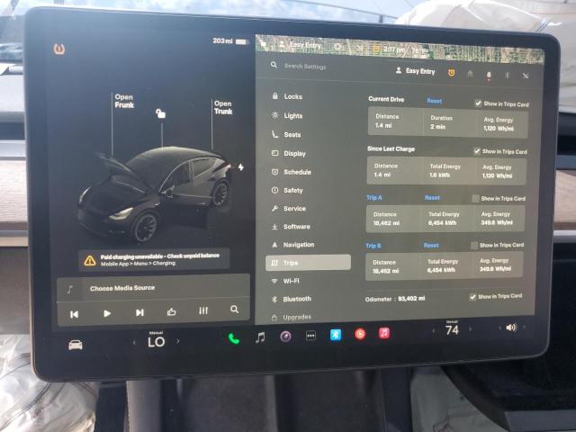 Photo 9 from auction – 2021 TESLA MODEL Y with VIN 5YJYGDEE8MF190535