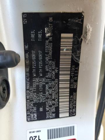 Photo 14 from auction – 2016 TOYOTA SIENNA XLE with VIN 5TDYK3DC7GS694289