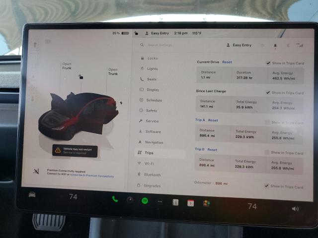 Photo 9 from auction – 2025 TESLA MODEL 3 with VIN 5YJ3E1EA8SF044371