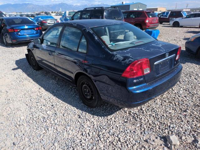 Photo 2 from auction – 2003 HONDA CIVIC LX with VIN 2HGES16593H521910