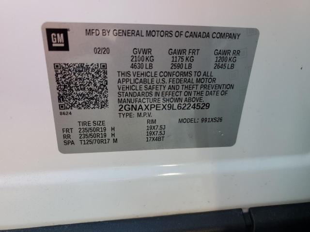 Photo 14 from auction – 2020 CHEVROLET EQUINOX PR with VIN 2GNAXPEX9L6224529