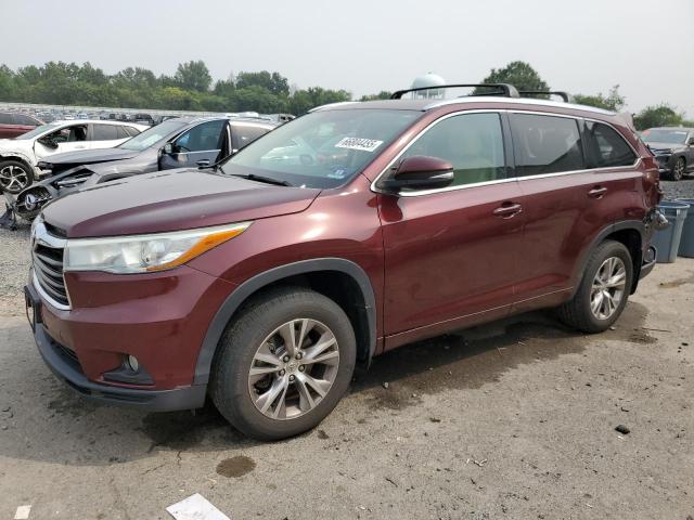 TOYOTA HIGHLANDER 2015 with VIN 5TDJKRFH0FS198178 - Photo from auction