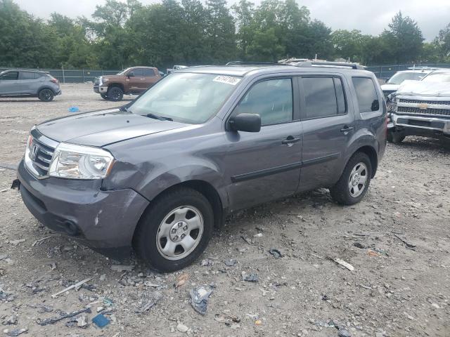 HONDA PILOT LX 2014 with VIN 5FNYF4H28EB003588 - Photo from auction