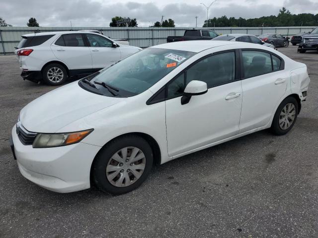 HONDA CIVIC LX 2012 with VIN 19XFB2F58CE323596 - Photo from auction