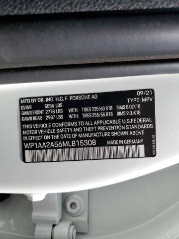 Photo 14 from auction – 2021 PORSCHE MACAN with VIN WP1AA2A56MLB15308