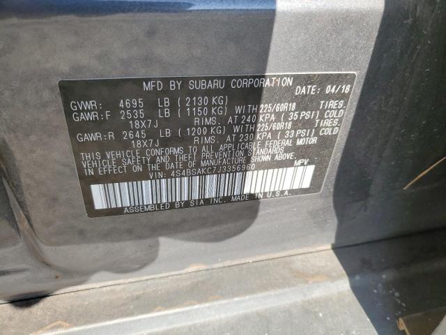 Фото 14 с аукциона – 2018 SUBARU OUTBACK 2. с VIN 4S4BSAKC7J3356960