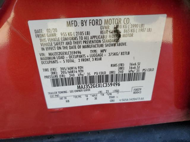 Photo 14 from auction – 2020 FORD ECOSPORT SE with VIN MAJ3S2GEXLC359496